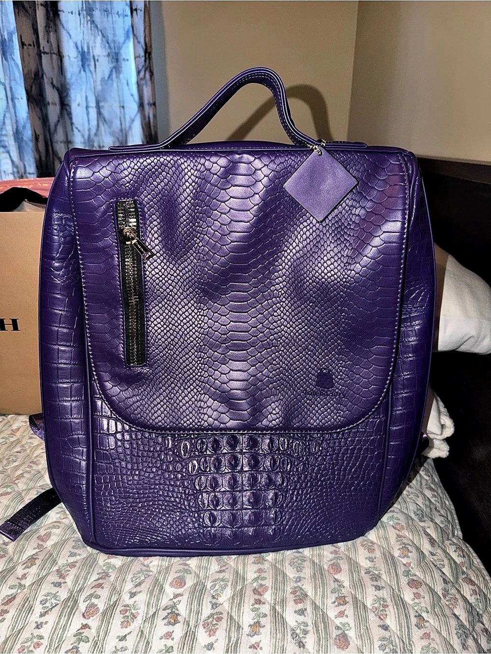 Tote&Carry Statement Traveler Rolling Duffle Set – Purple